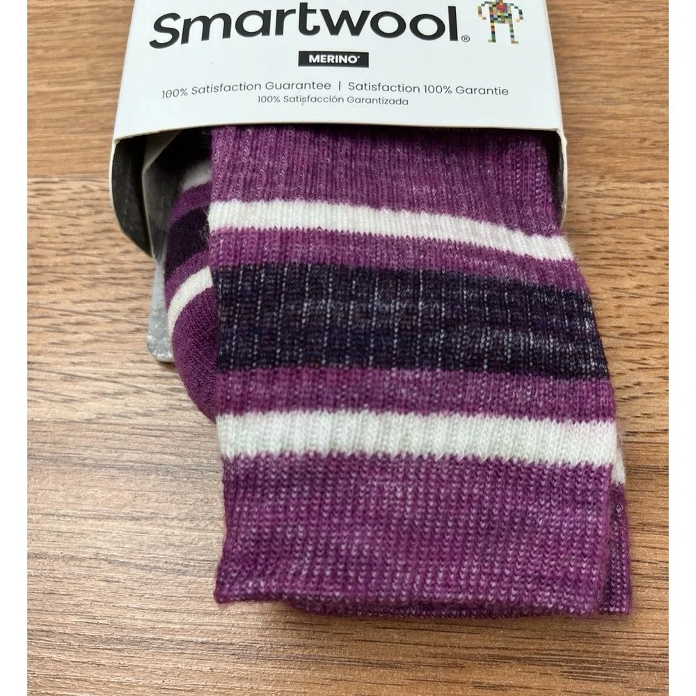 Smartwool Kids Hike Light Cushion Crew Socks‎ Size Large (3-6) Merino Wool NEW